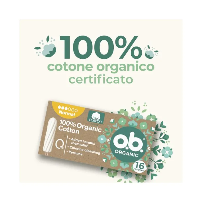 Ob Pro Comfort Organic Normal 16 Tamponi