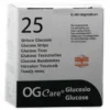 Ogcare Strisce Per Misurazione Delle Glicemia 25 Pezzi