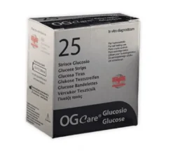 Ogcare Strisce Per Misurazione Delle Glicemia 25 Pezzi
