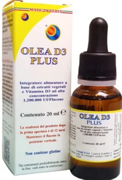 Olea D3 Plus 20ml: Integratore Vitamina D3 Alta AssorbibilitÃ