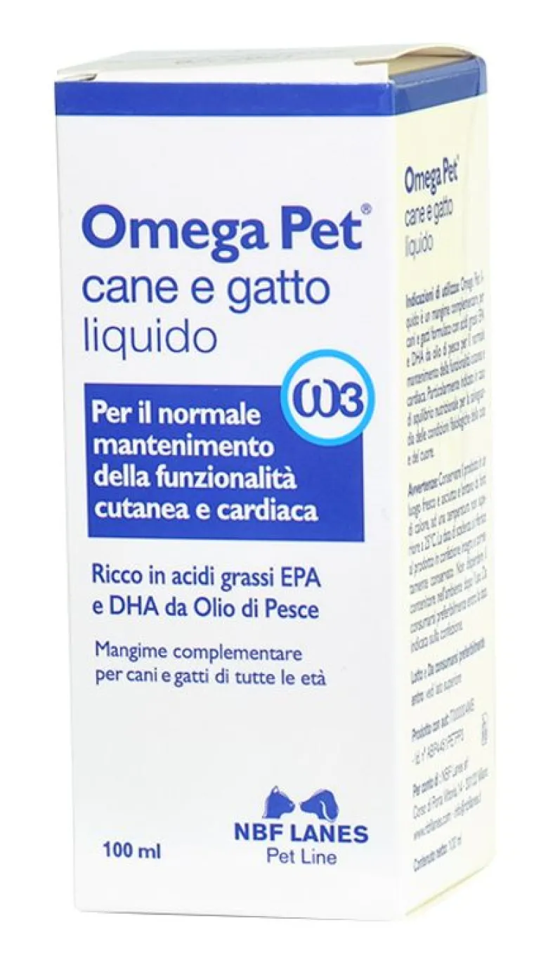 Omega Pet gocce per cani e gatti 100ml