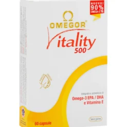 Omegor Vitality 500 utile per la funzione cardiaca 60 capsule