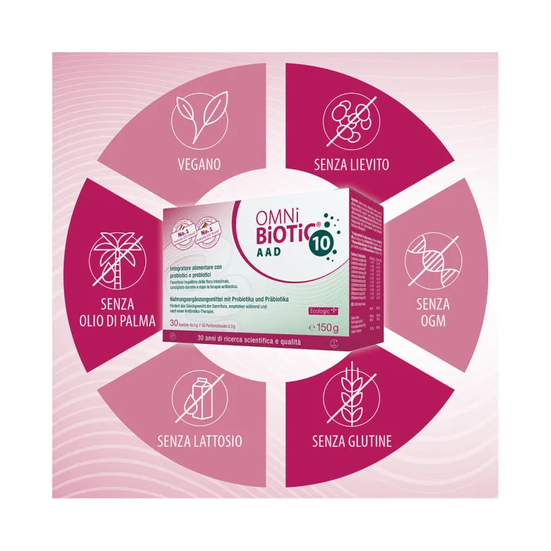 Omni Biotic 10 AAD 30 Bustine Da 5g