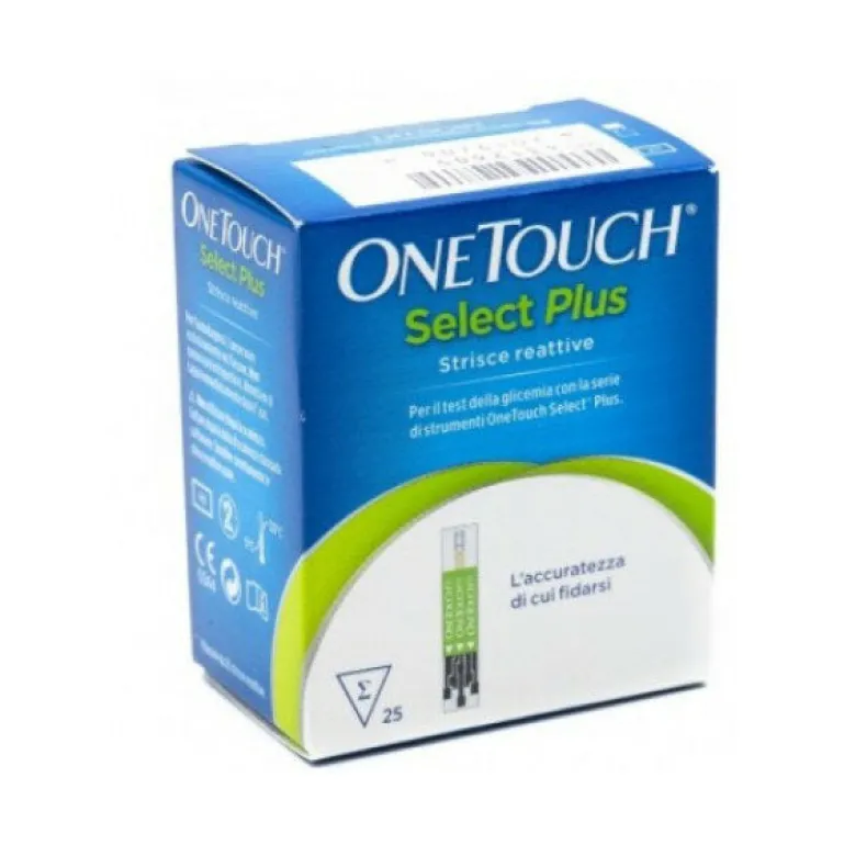 One Touch Select Plus 25 Strisce Reattive