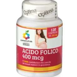 Optima Colours of Life Acido folico integratore alimentare utile in gravidanza 120 compresse