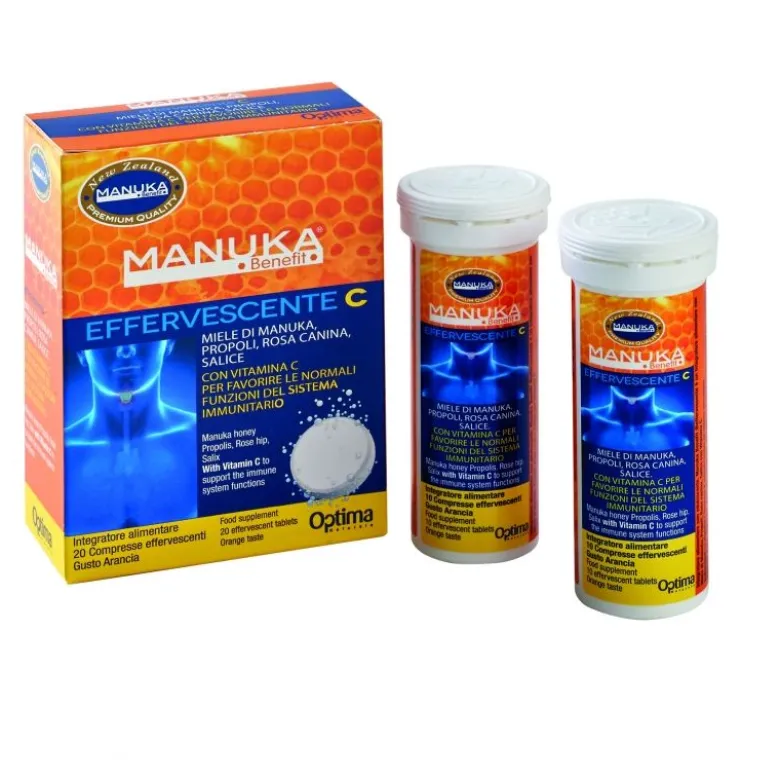 Optima Manuka Benefit Effervescente C 20 compresse