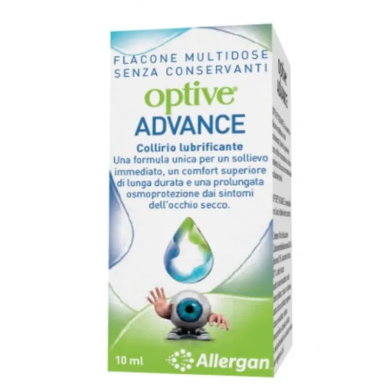 Optive Advance Soluzione oftalmica Collirio lubrificante 10ml