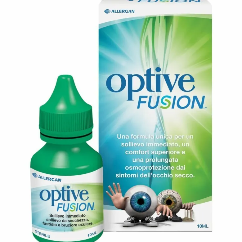 Optive Fusion Soluzione Oftalmica 10ml: Allevia Occhi Secchi