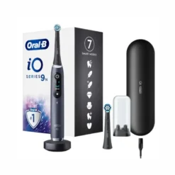 Oral-B iO 9 spazzolino elettrico ricaricabile colore nero + 2 testine di ricambio