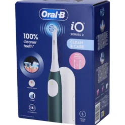 Oral-B Power Spazzolino Elettrico Io2 Series Forest Green + Travel Case