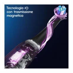 Oral-B Spazzolino Elettrico iO 10 Nero + 1 Testina + 1 Custodia + 1 Caricatore