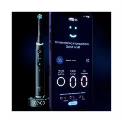 Oral-B Spazzolino Elettrico iO 10 Nero + 1 Testina + 1 Custodia + 1 Caricatore
