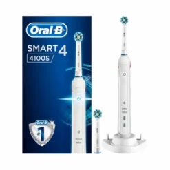 Oral-B Spazzolino Elettrico Ricaricabile Smart 4. 4100S Bianco