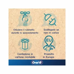 Oral-B Spazzolino Elettrico Ricaricabile Vitality Pro Nero, 1 Testina, 1 Spazzolino