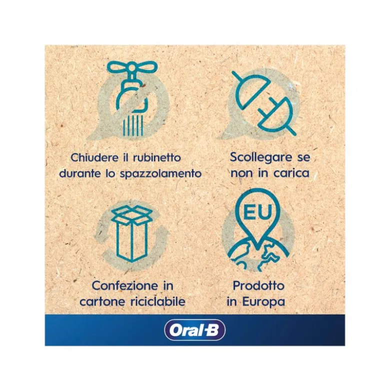 Oral-B Spazzolino Elettrico Ricaricabile Vitality Pro Nero, 1 Testina, 1 Spazzolino