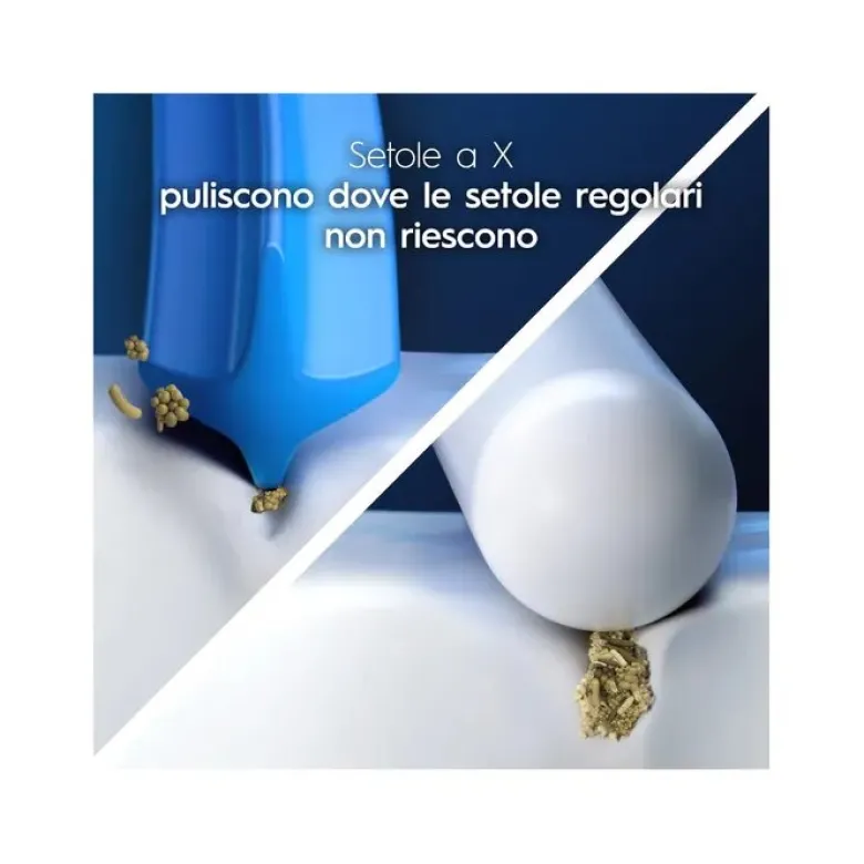 Oral-B Testine Di Ricambio Pro Cross Action Black 3 Pezzi