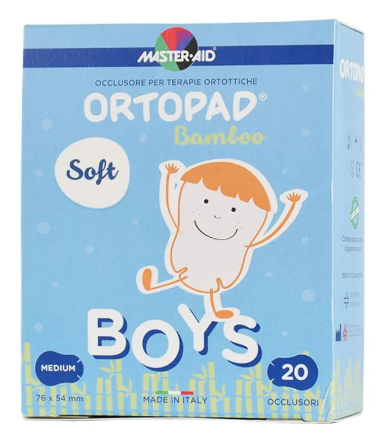 Ortopad Boys Bamboo Medium 20 pezzi dim. 76x54mm