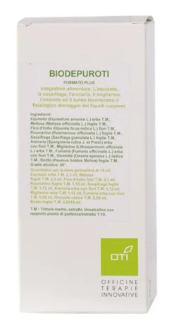 Oti Biodepuroti Formato Plus integratore alimentare per il drenaggio 200ml