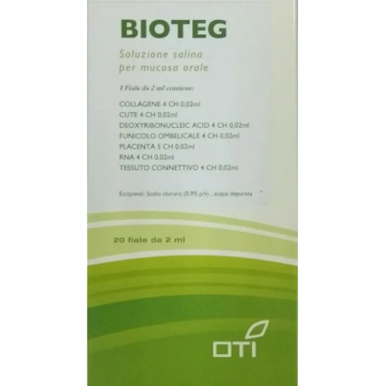 Oti Bioteg Composto 20 Fiale Fisiologiche Da 2ml
