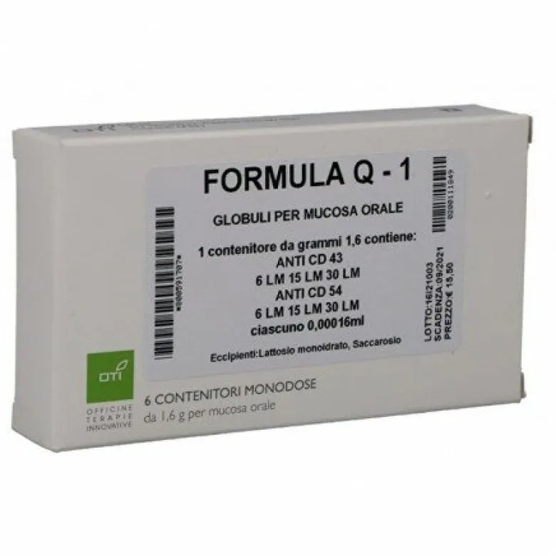 Oti Formula Q1 Composto 6 Fiale Idroalcoliche da 2ml
