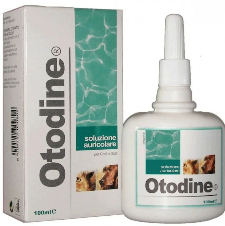 Otodine Detergente Liquido per l'igiene auricolare del cane e del gatto 100ml