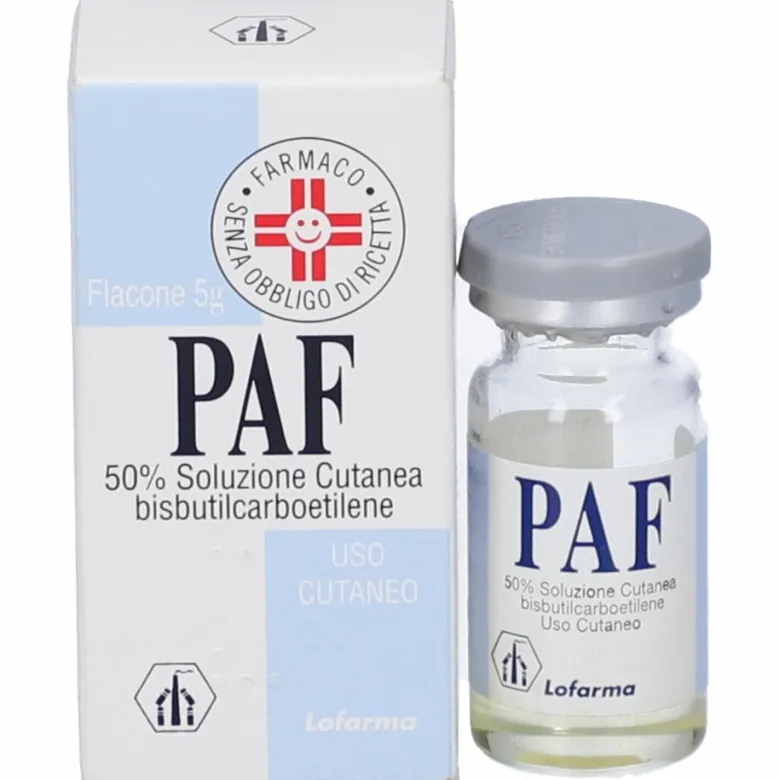 PAF 50% Soluzione Cutanea Flacone da 5g