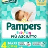 Pampers Babydry Taglia 4 Maxi (7-18 Kg) 17 Pezzi