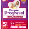 Pampers Progressi Mutandino Taglia 5 Junior (12-18 kg) 18 Pezzi
