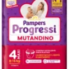 Pampers Progressi Mutandino Taglia 4 Maxi (8-15kg) 19 Pezzi