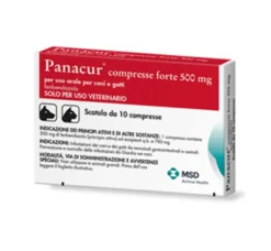 Panacur Compresse Forte 500 Mg Per Uso Orale Per Cani E Gatti 10 Compresse
