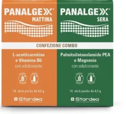 Panalgexx Mattina 14 Stickpack + Panalgexx Sera 14 Stickpack Confezione Combo