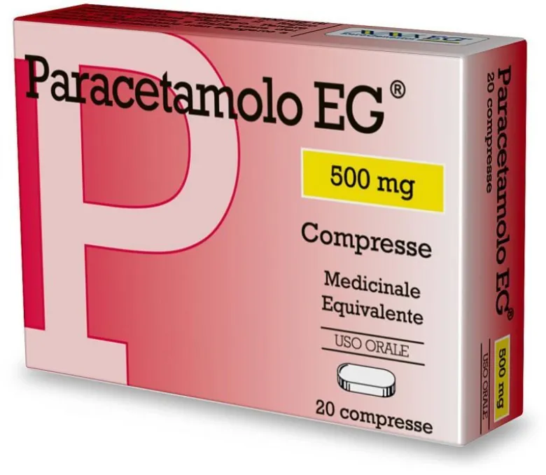 Paracetamolo EG dolore e febbre 500mg 20 compresse