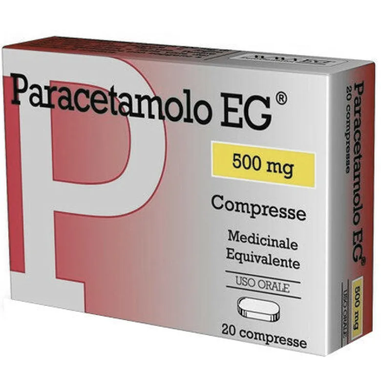 Paracetamolo EG dolore e febbre 500mg 20 compresse