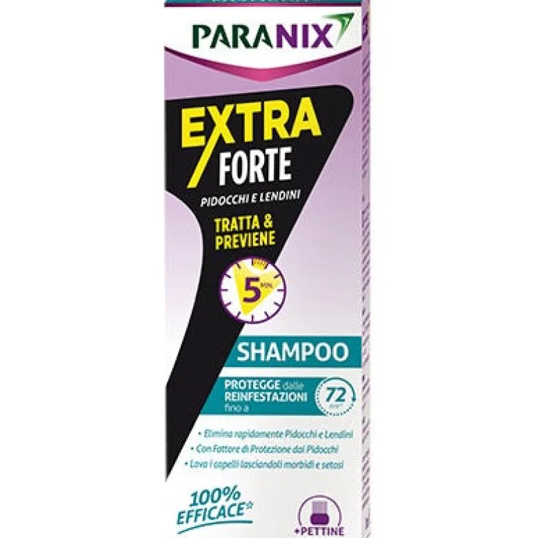 Paranix Shampoo Extra Forte Pidocchi 200ml - MDR Compliant