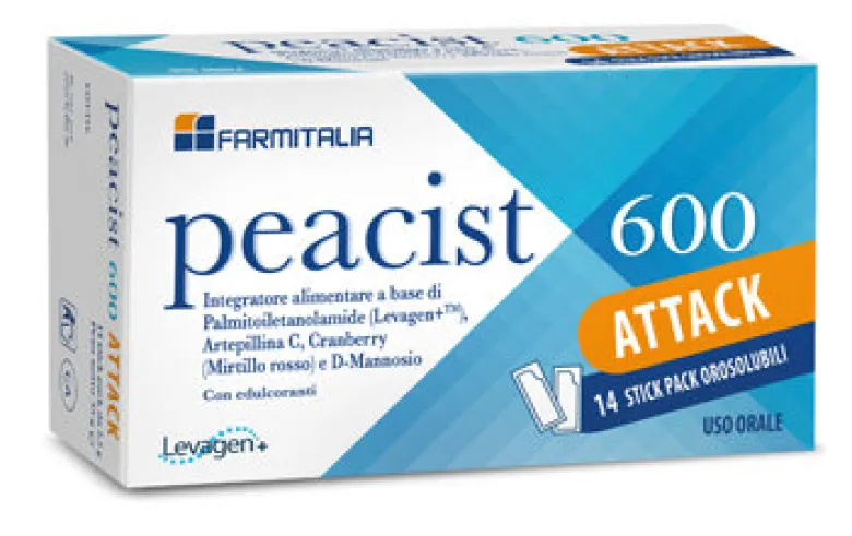 Peacist 600 Attack 14 Bustine: Integratore Antinfiammatorio