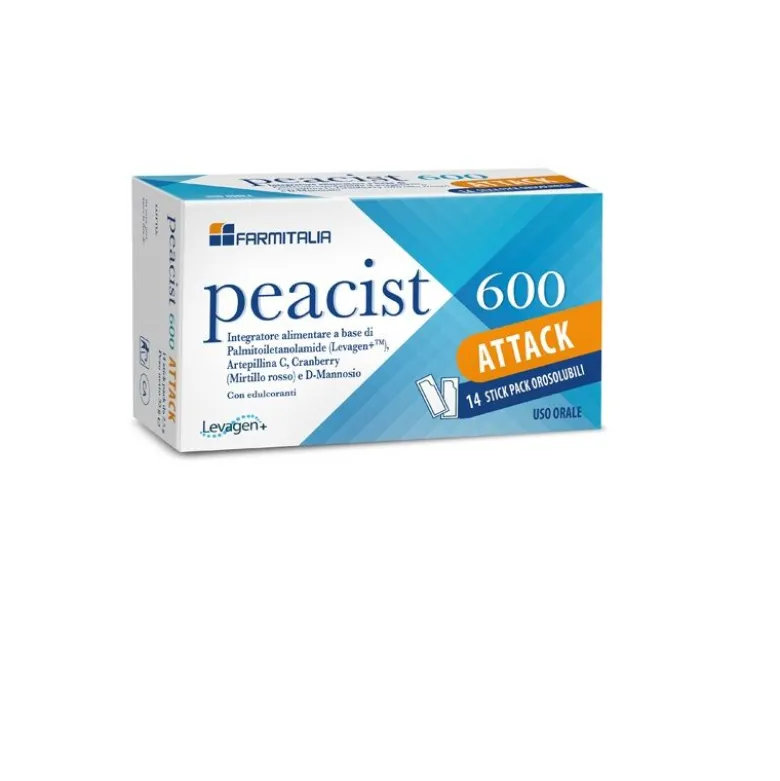 Peacist 600 Attack 14 Bustine: Integratore Antinfiammatorio