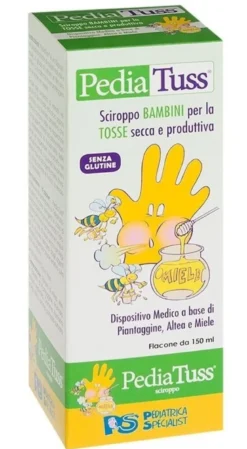 Pediatrica PediaTuss Sciroppo utile per le vie respiratorie 150ml