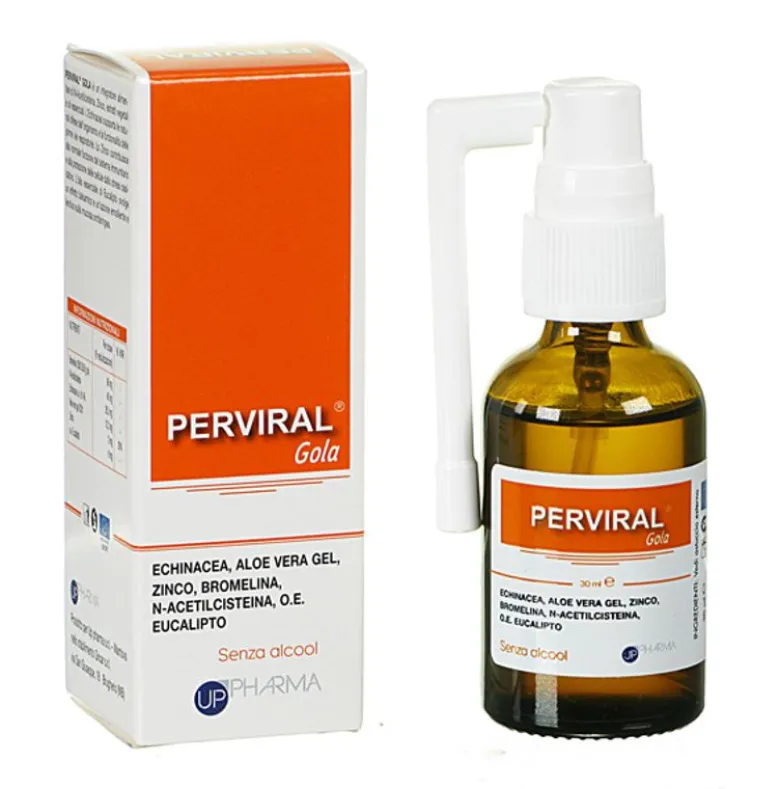 Perviral Gola per la gola e le difese immunitarie spray 30 ml