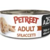 Petreet Adult Sfilaccetti Pollo Con Olive Nere Cibo Umido Per Gatti Lattina 70g
