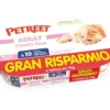 Petreet Tonno Rosa Con Pesce Oceano Cibo Umido Gatto Adulto 6x70g