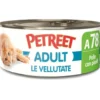 Petreet Vellutate Pollo Con Piselli Cibo Umido Gatto Adulto Barattolo 70g