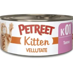 Petreet Vellutate Tonno Cibo Umido Gattino Barattolo 60g