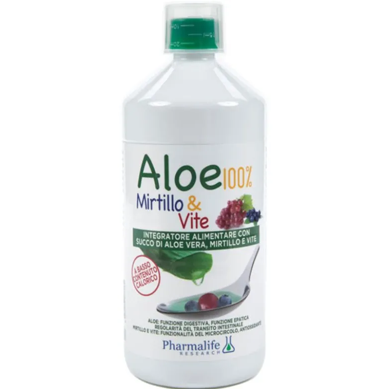 Pharmalife Aloe 100% Mirtillo&Vite 1000ml