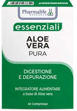 Pharmalife Research Essenziali Aloe Vera Pura 60 Compresse