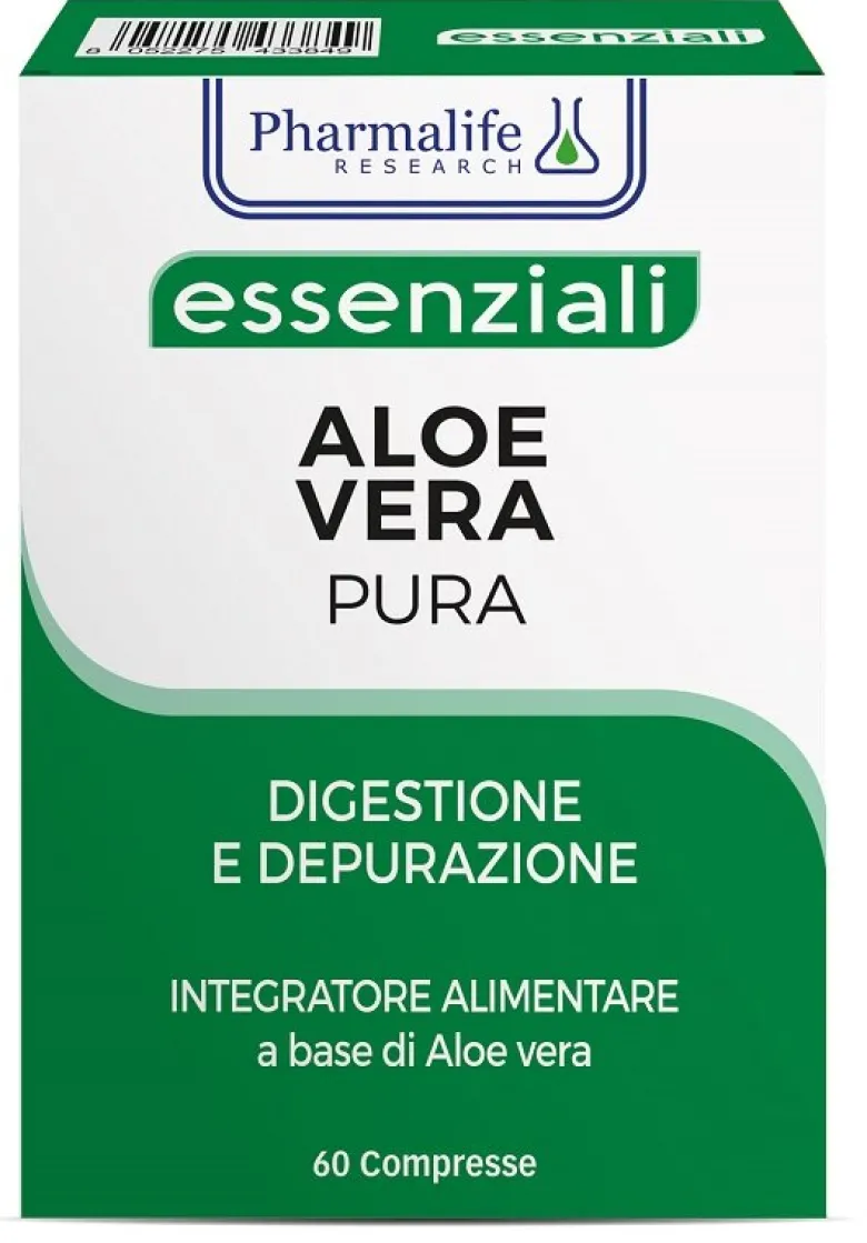 Pharmalife Research Essenziali Aloe Vera Pura 60 Compresse