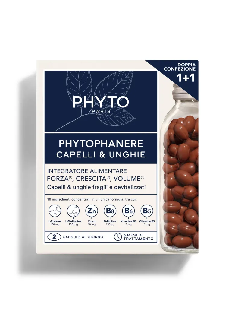 Phyto Phytophanere Integratore Alimentare Per Capelli e Unghie 180 Capsule