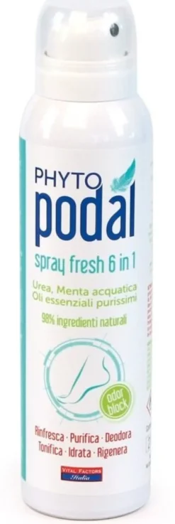 PhytoPodal spray fresh 6 in 1 Idratante e rinfrescante per i piedi 125ml
