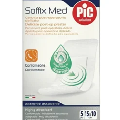 Pic Acqua Bloc Cerotto post operatorio 15x10cm 5 pezzi