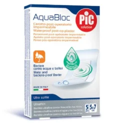 Pic Acquabloc cerotto 5x7cm impermeabile e antibatterico 5 cerotti