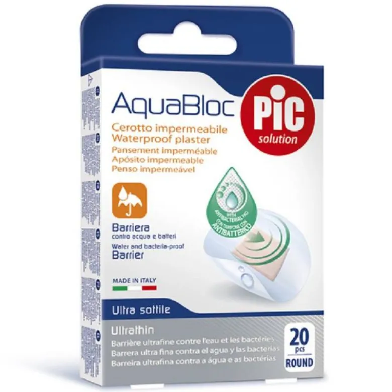 PIC AquaBloc 20 cerotti rotondi